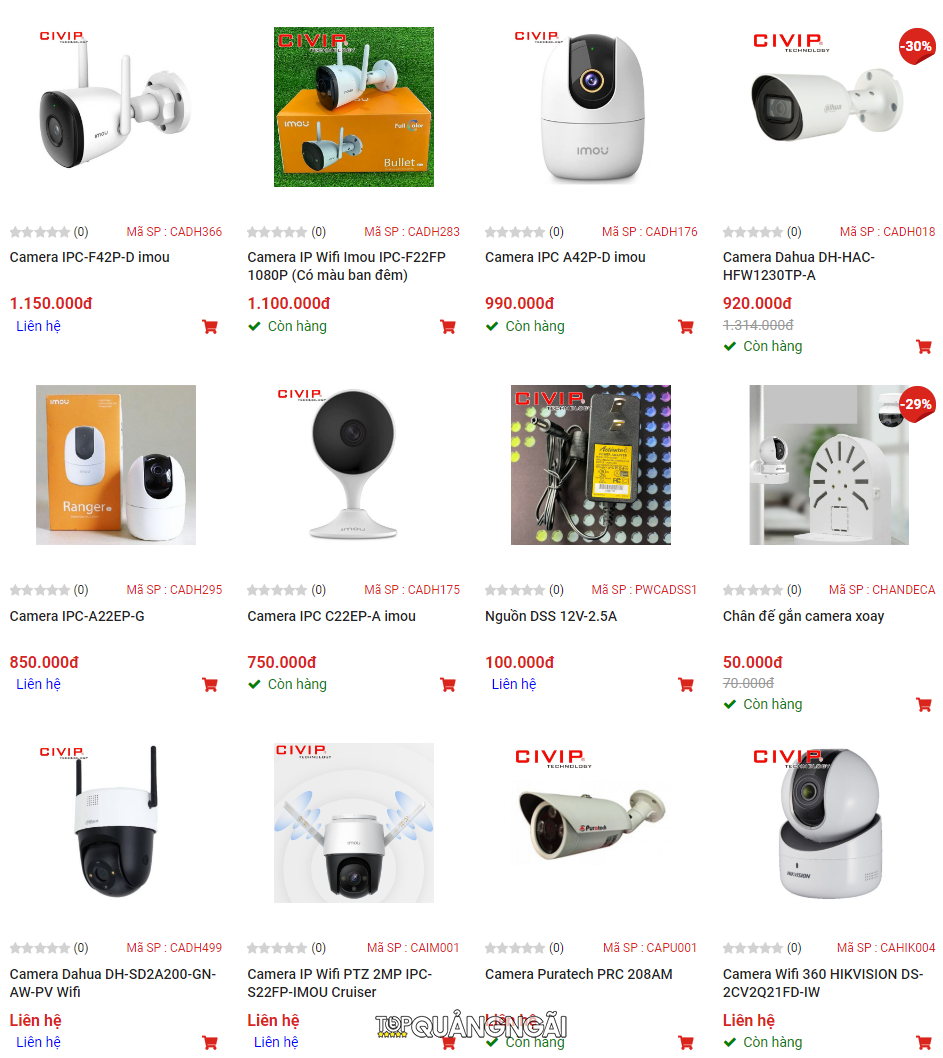 Top 7 công ty lắp đặt camera tại Quảng Ngãi: chuyên nghiệp, giá rẻ