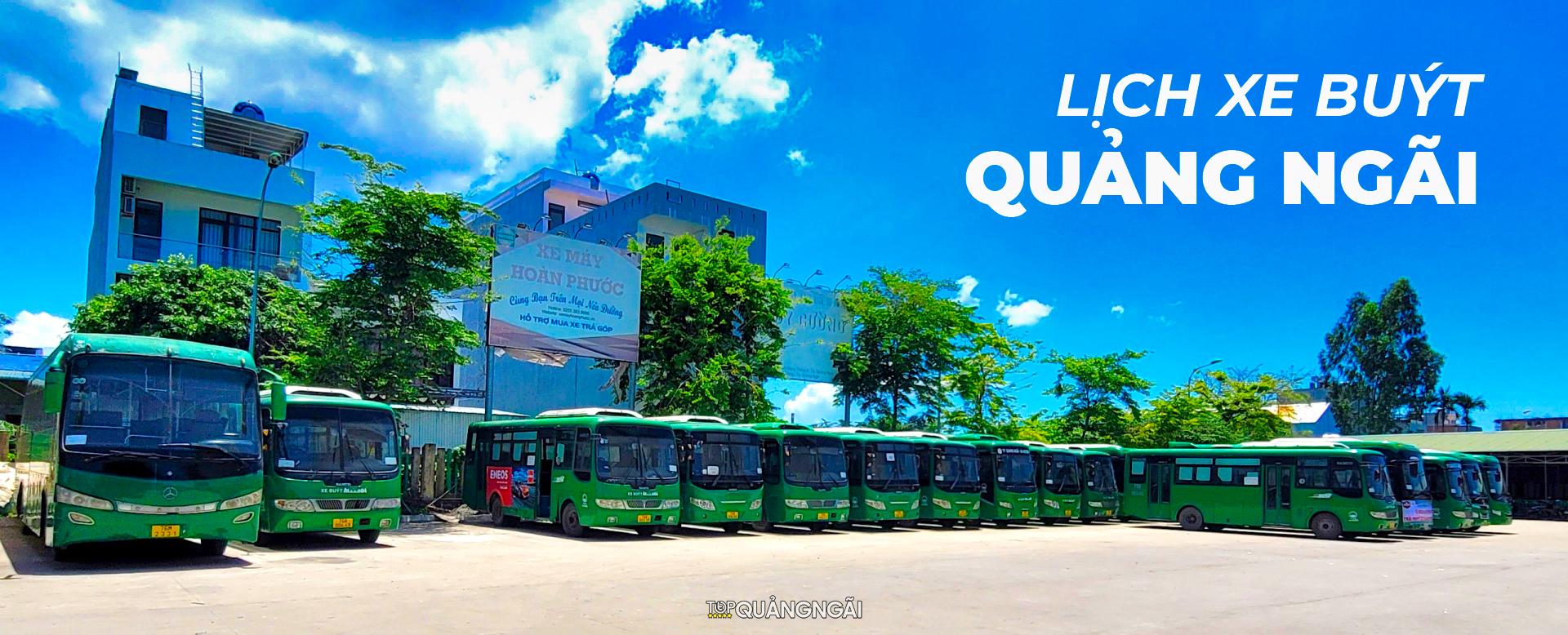 Lịch trình xe buýt Quảng Ngãi - Cập nhật mới nhất 2024
