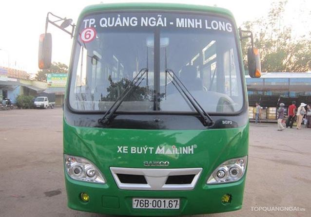 Lịch xe buýt Quảng Ngãi – Minh Long: Thông báo mới nhất 2023 từ xe buýt Mai Linh Quảng Ngãi