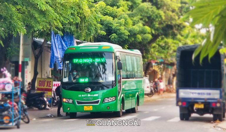 Lịch xe buýt Quảng Ngãi – Ba Tơ – Ba Vì 2023: Lộ trình di chuyển, giờ xe chạy