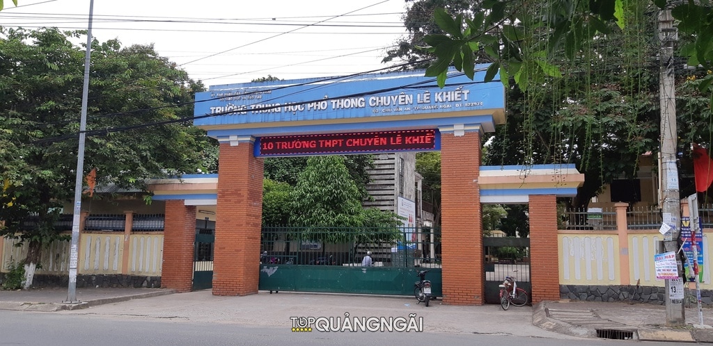 Danh sách các trường THPT ở Quảng Ngãi