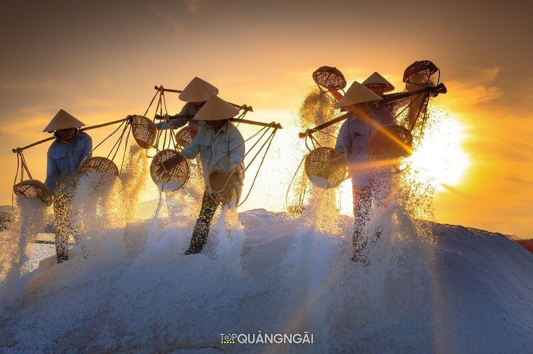 Sa Huỳnh Quảng Ngãi - Cánh đồng muối nổi tiếng ở Việt Nam vào thế kỷ 19