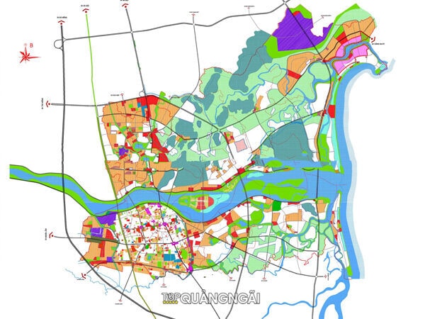 Bản đồ quy hoạch sử dụng đất tỉnh Quảng Ngãi đến 2030