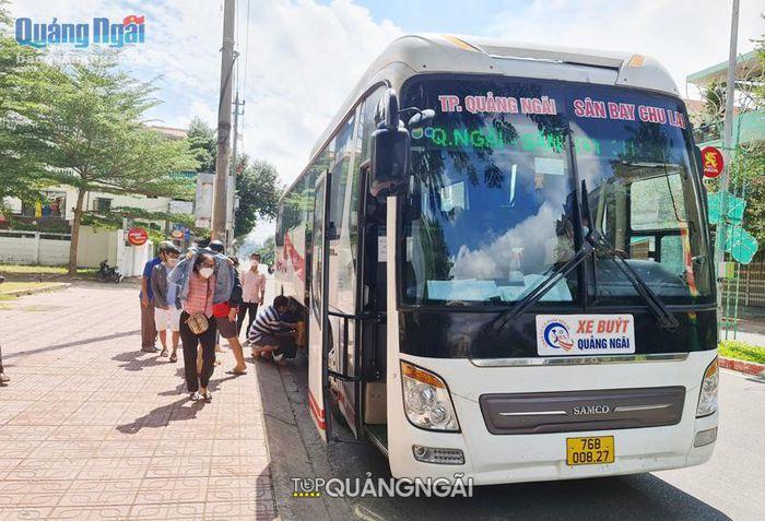 Lịch trình xe buýt Chu Lai - Quảng Ngãi mới nhất 2022