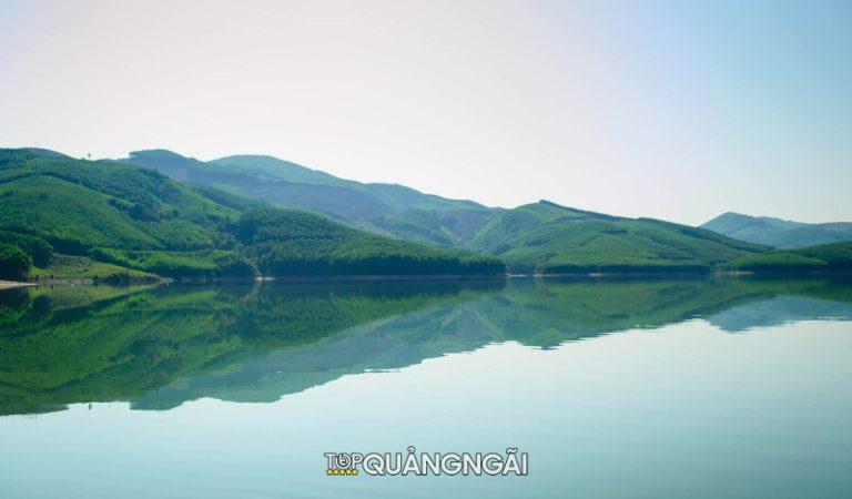 Hồ chứa nước Núi Ngang – Quảng Ngãi: Đậm nét cảnh quan thiên nhiên núi rừng
