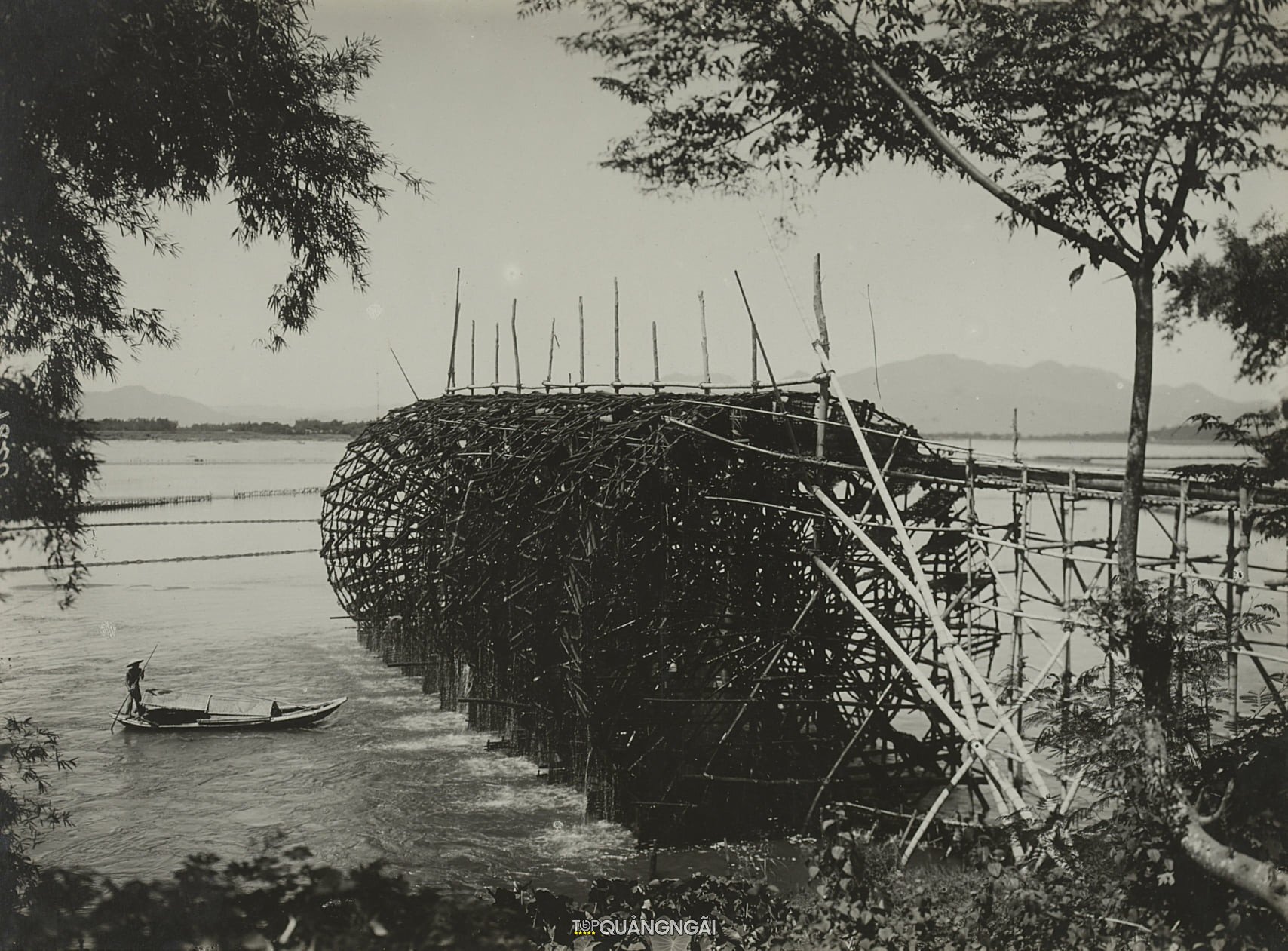 Bờ xe nước Quảng Ngãi trên sông Trà Khúc qua di sản ảnh